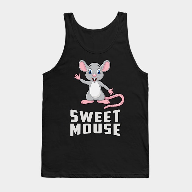 Sweet Mouse Cute Lover Rat Animal Tank Top by T-Shirt.CONCEPTS